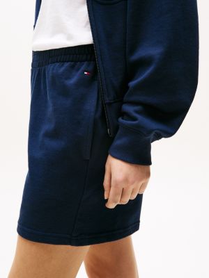 blau relaxed fit lounge-shorts für damen - tommy hilfiger