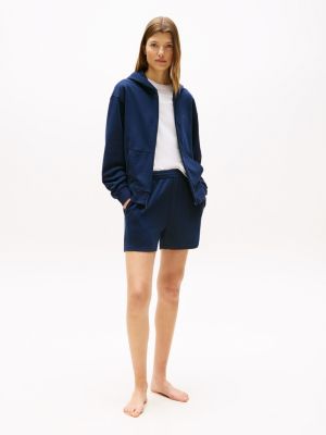 short d'intérieur décontracté blue pour femmes tommy hilfiger