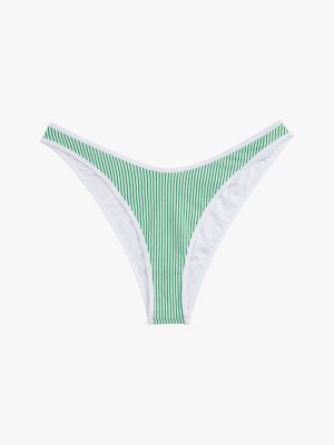 slip bikini a coste con taglio a v multicolore da donne tommy hilfiger