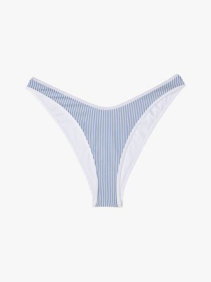 parte inferior de bikini de corte atrevido multicolor de mujeres tommy hilfiger