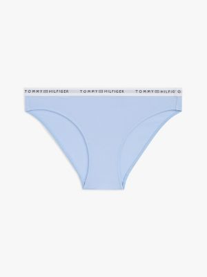 culotte à ceinture à motif logo blue pour femmes tommy hilfiger