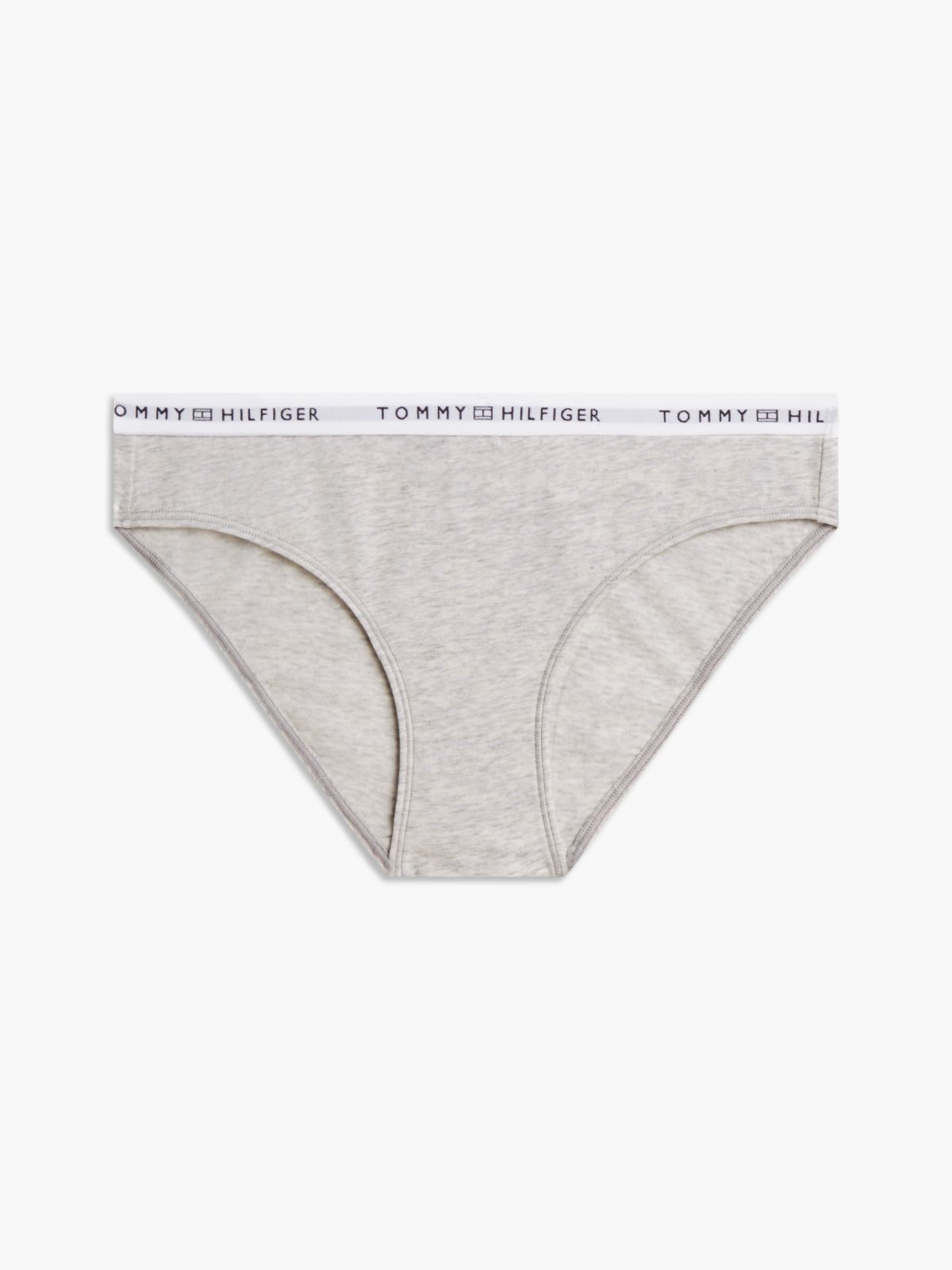Logo Waistband Briefs — Grey