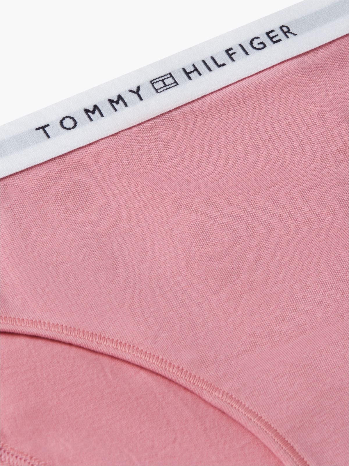 Logo Waistband Briefs — Pink