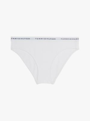 white repeat logo waistband briefs for women tommy hilfiger