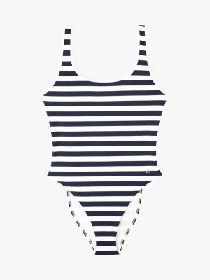 multi textured swimsuit for women tommy hilfiger