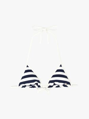 multi textured padded bikini top for women tommy hilfiger