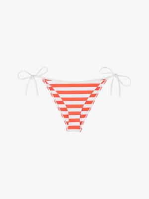 multi textured side tie bikini bottoms for women tommy hilfiger