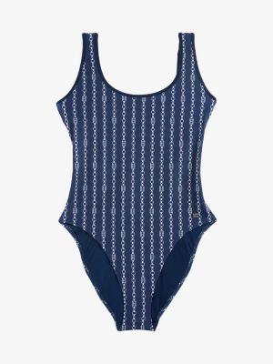 maillot de bain à motif imprimé plusieurs couleurs pour femmes tommy hilfiger