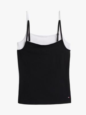 grey 2-pack hilfiger flag camis for women tommy hilfiger