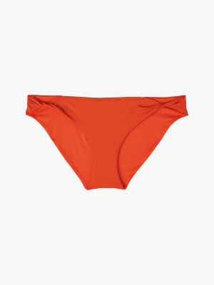 orange high-cut leg classic bikini bottoms for women tommy hilfiger