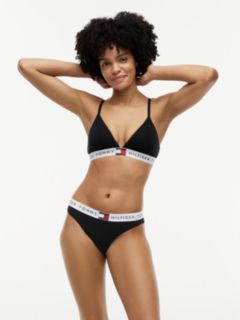 Heritage Tonal Logo Waistband Briefs — Black 1