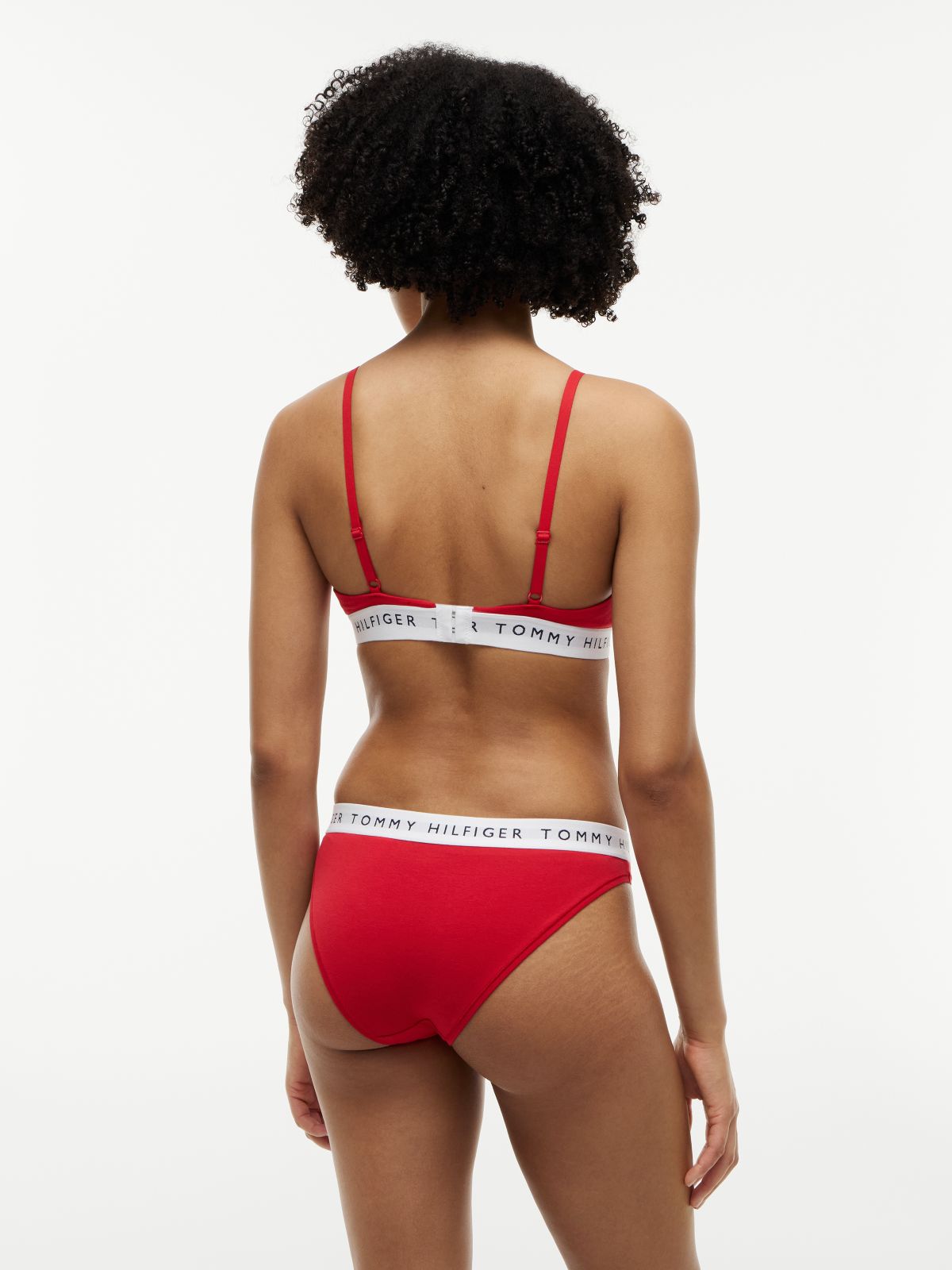 Heritage Tonal Logo Waistband Briefs — Red