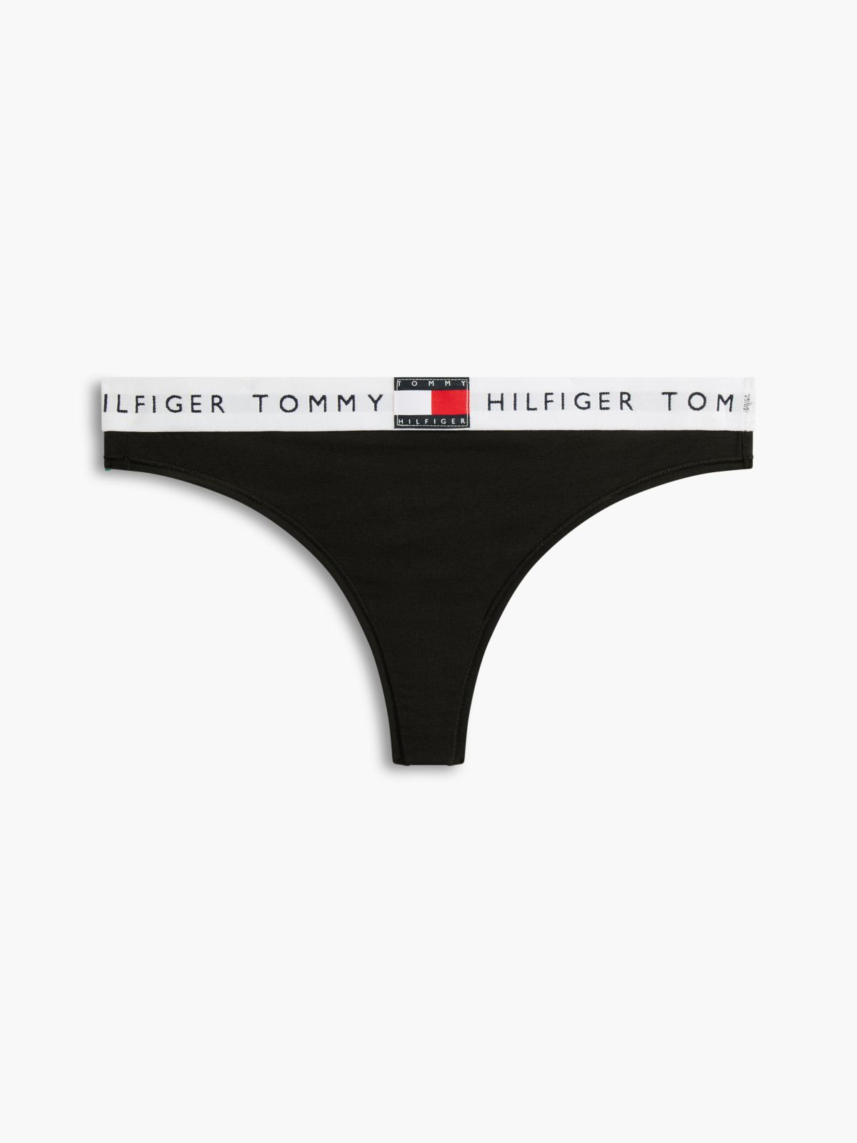 Heritage Logo Thong — Black