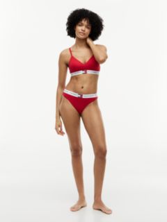 Heritage Logo Thong — Red 2