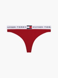 Heritage Logo Thong — Red 5