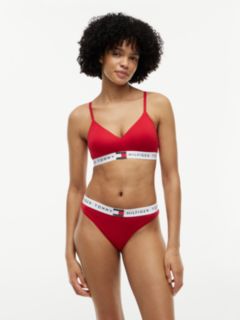 Heritage Logo Thong — Red 1