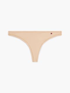 Essential Flag Embroidery Microfibre Thong — Pink 5