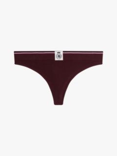 TH Crest Ribbed Thong — Red 5
