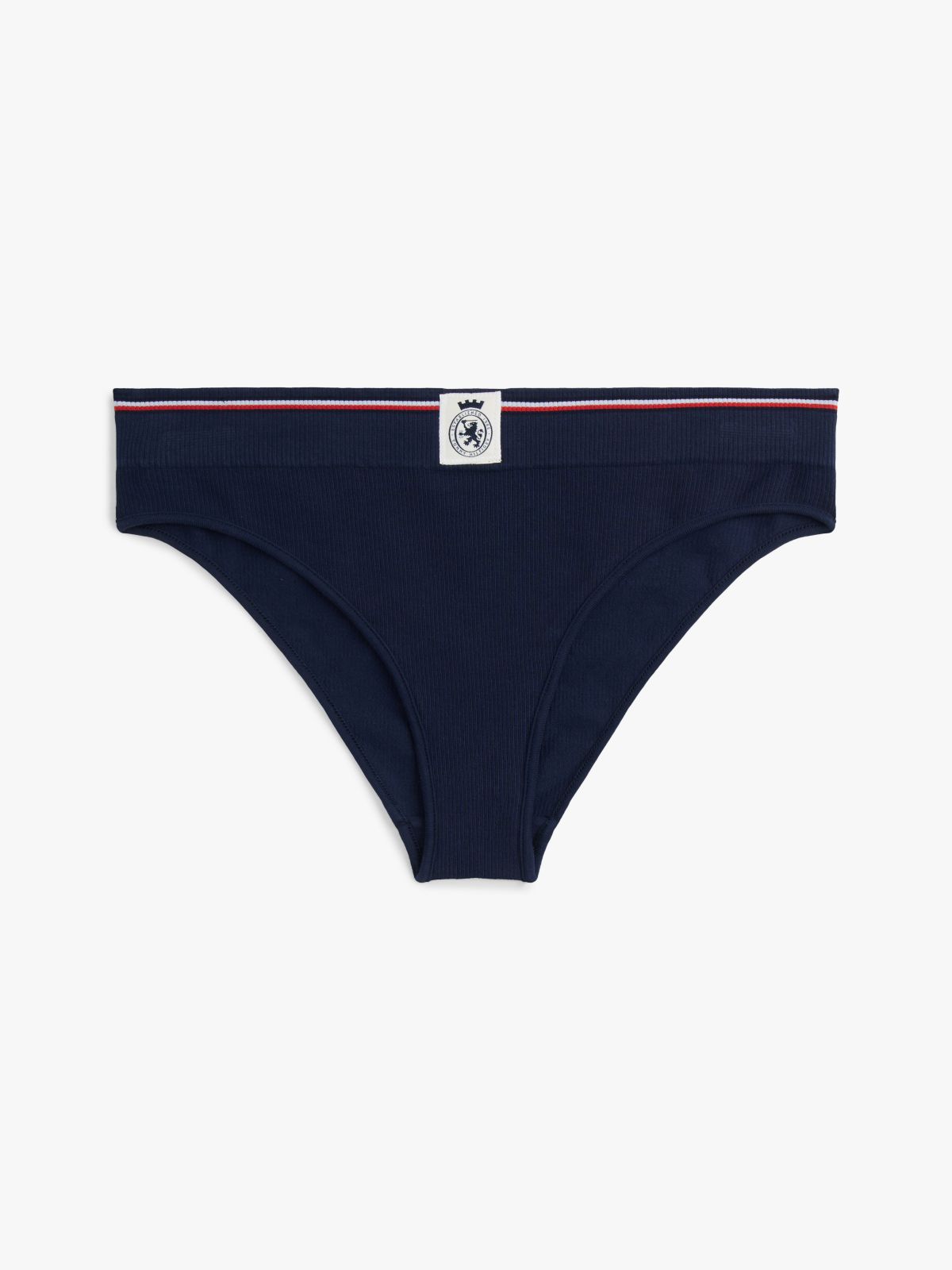 TH Crest Ribbed Briefs — Blue