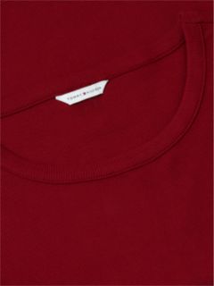 Heritage Ribbed Long Sleeve Lounge T-Shirt — Red 6