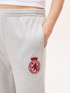 TH Crest Wide Leg Joggers — Grey 4