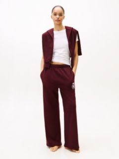 TH Crest Wide Leg Joggers — Brown 1