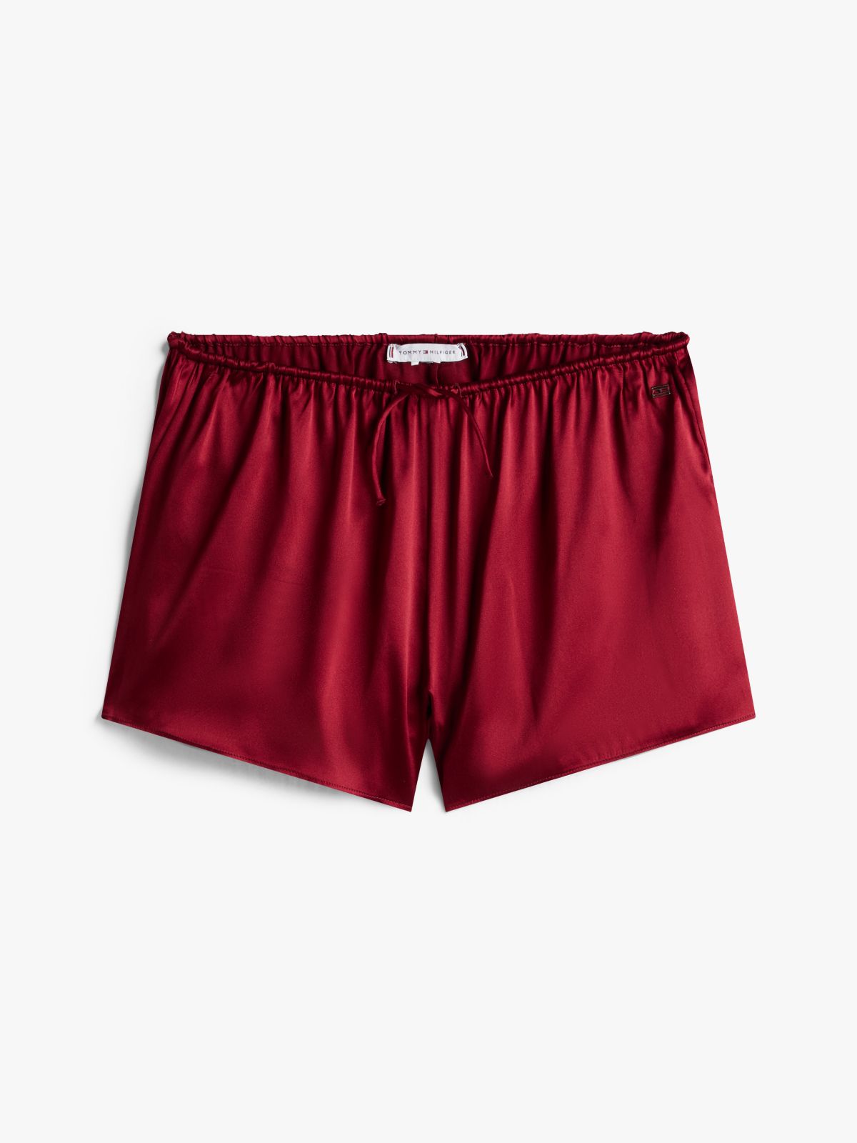 Silk Blend Cami Pyjama Set — Red