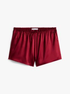 Silk Blend Cami Pyjama Set — Red 6