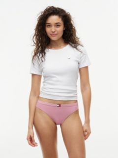 3-Pack Heritage Logo Thongs — White 6