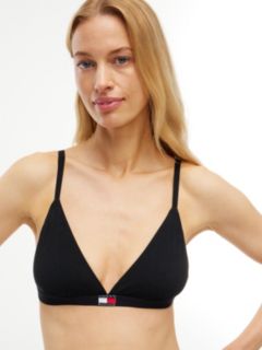 3-Pack Heritage Logo Triangle Bras — White 4