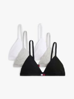3-Pack Heritage Logo Triangle Bras — Grey 1