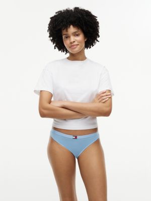 white 3-pack heritage flag logo briefs for women tommy hilfiger