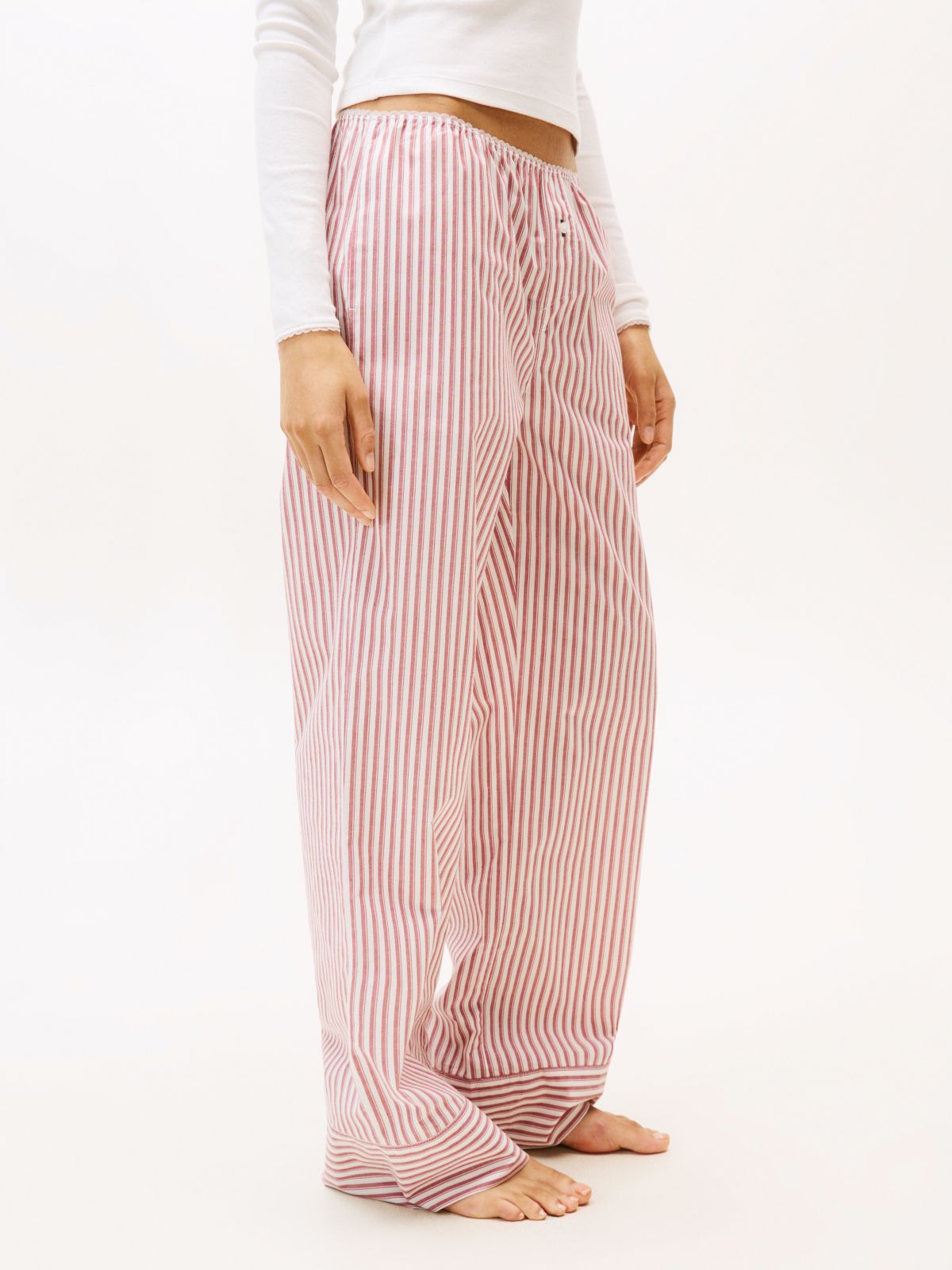 Essential Pointelle Poplin Pyjama Set — Multi