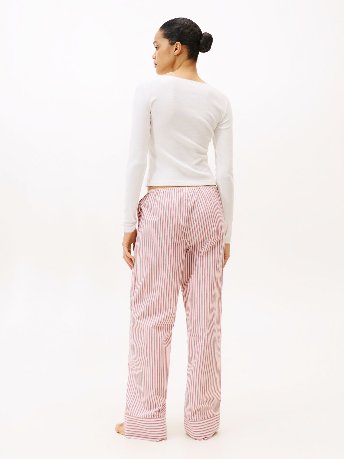Essential Pointelle Poplin Pyjama Set — Multi
