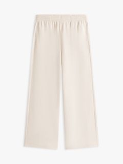 Essential Logo Wide Leg Lounge Trousers — Beige 5