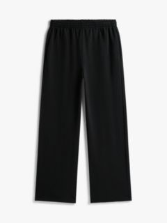 Essential Logo Wide Leg Lounge Trousers — Black 5