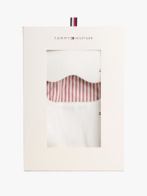 multi essential pyjama und schlafmaske im geschenkset für damen - tommy hilfiger