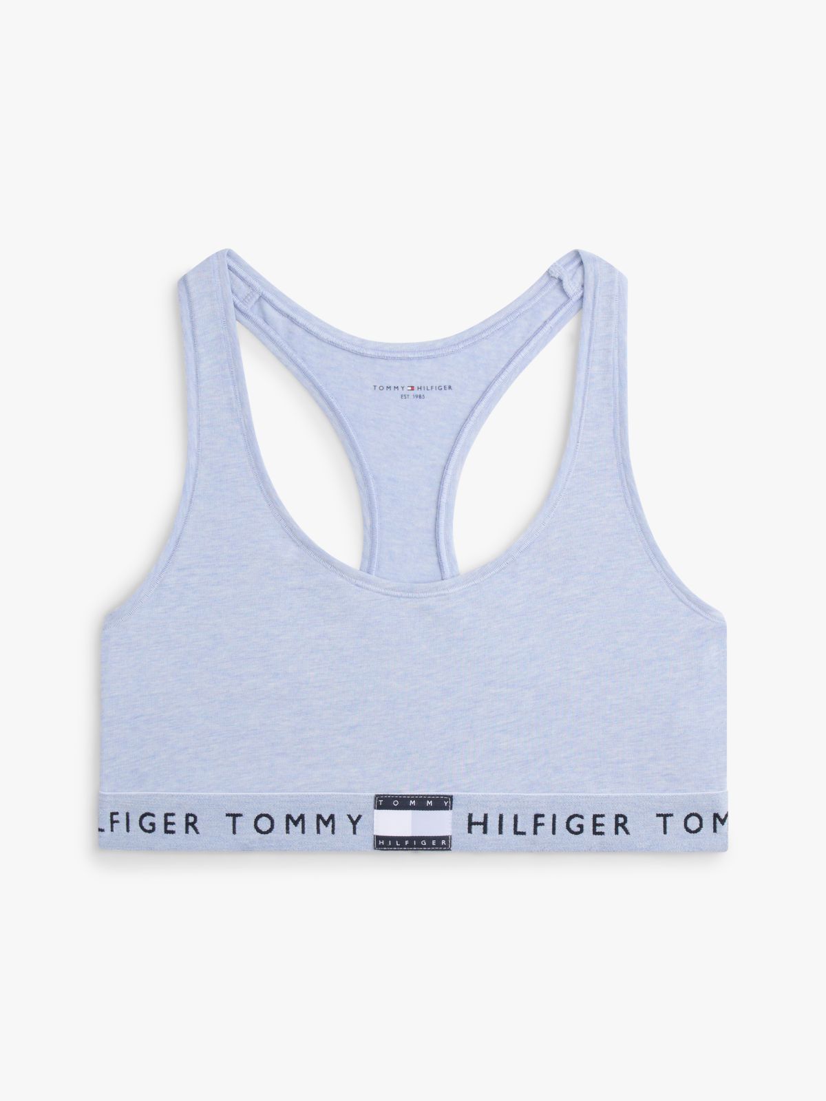 Heritage Logo Underband Racerback Bralette — Blue