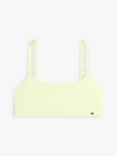 Essential Tonal Logo Unpadded Bralette — Yellow 5