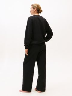 Essential Terry Lounge Sweatshirt — Black 4