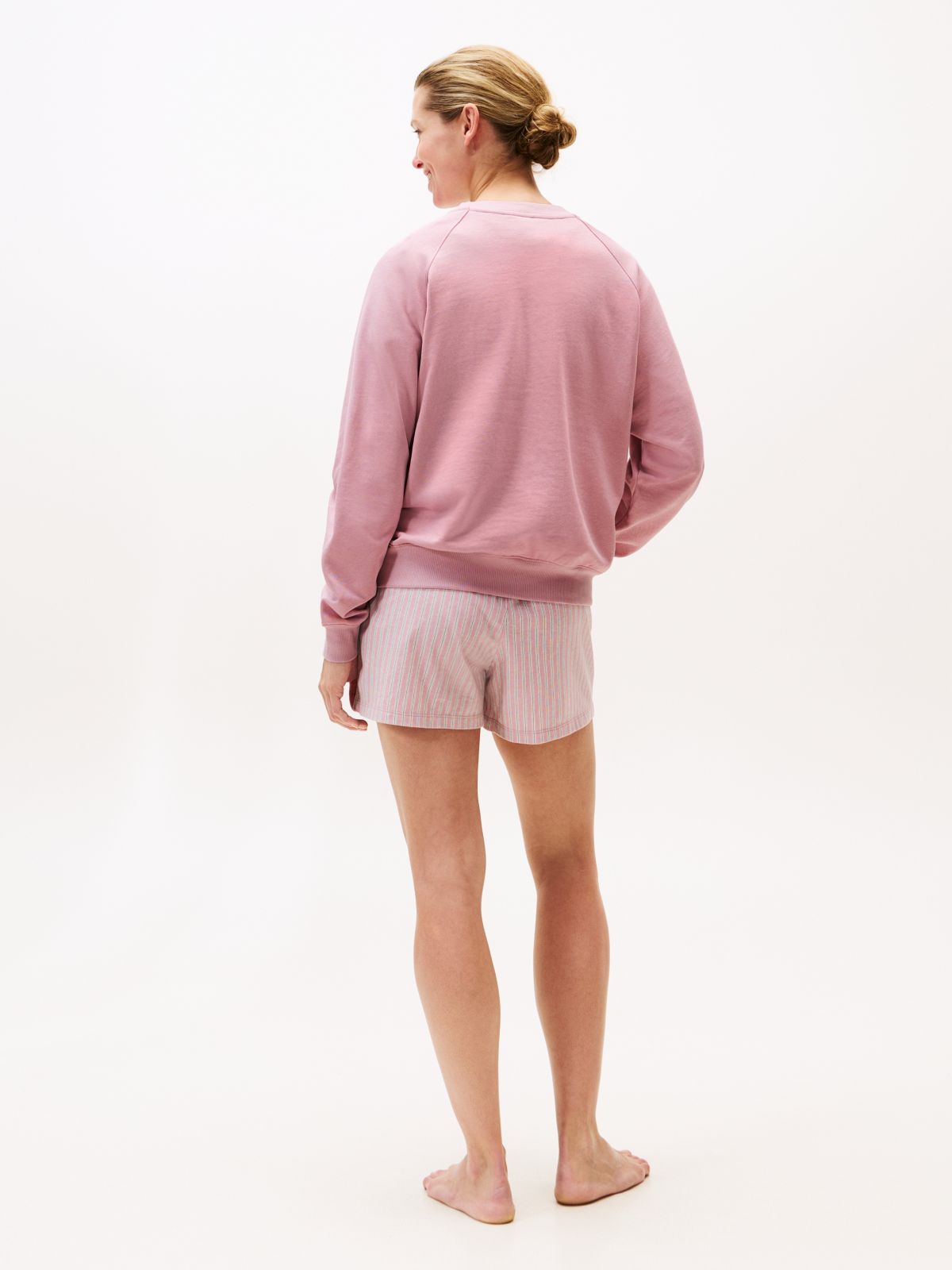 Essential Terry Lounge Sweatshirt — Pink
