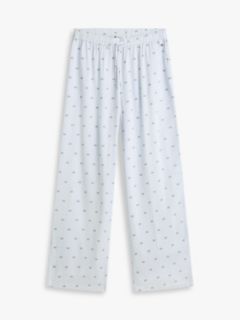 Essential Relaxed Drawstring Pyjama Bottoms — Blue 5