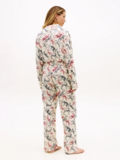 Essential Relaxed Drawstring Pyjama Bottoms — Beige 4