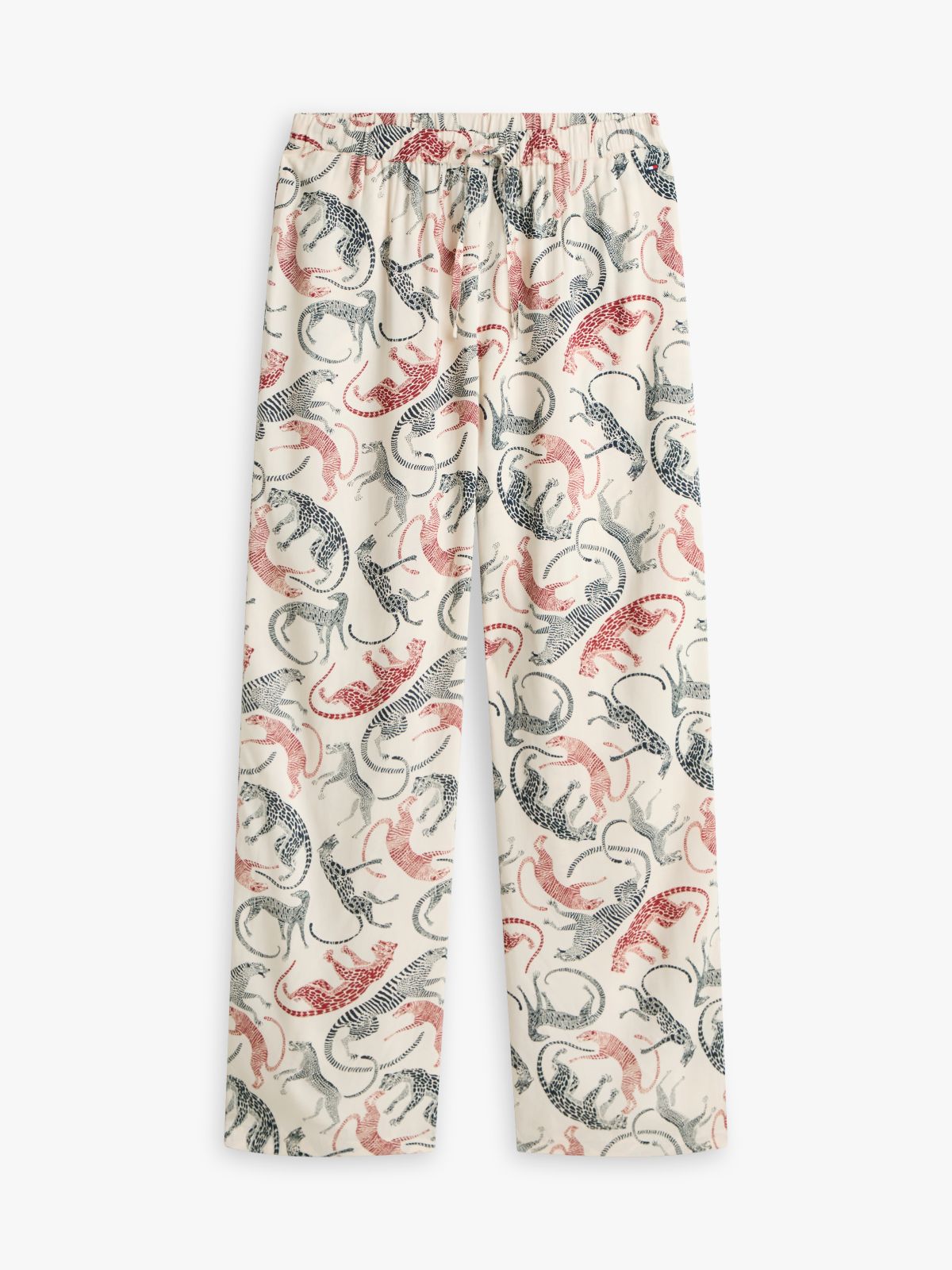 Essential Relaxed Drawstring Pyjama Bottoms — Beige