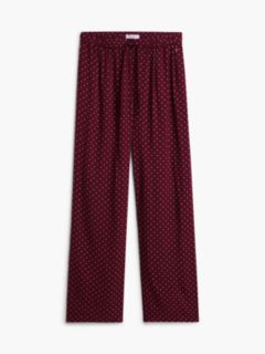 Essential Relaxed Drawstring Pyjama Bottoms — Red 5