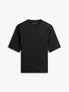 Essential Flag Embroidery Lounge T-Shirt — Black 5