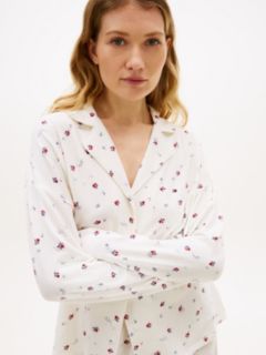 Essential Print Pyjama Shirt — Beige 2