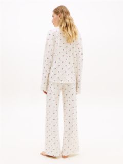 Essential Print Pyjama Shirt — Beige 4