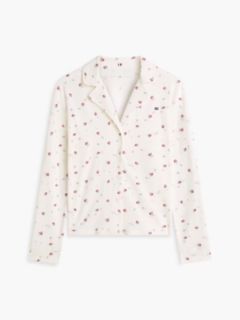 Essential Print Pyjama Shirt — Beige 5