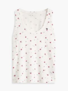 Essential Print Pyjama Tank Top — Beige 5